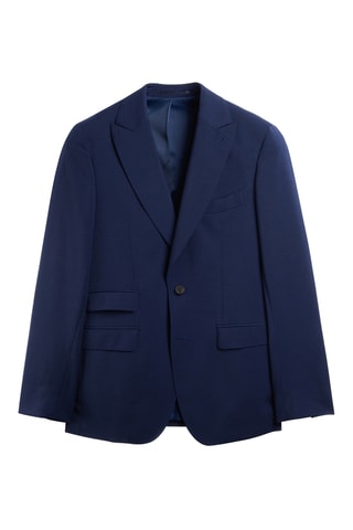 Wollen Kostuum - Marineblauw