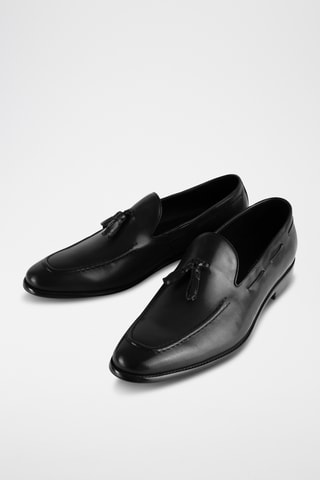 Leren Mocassins - Zwart