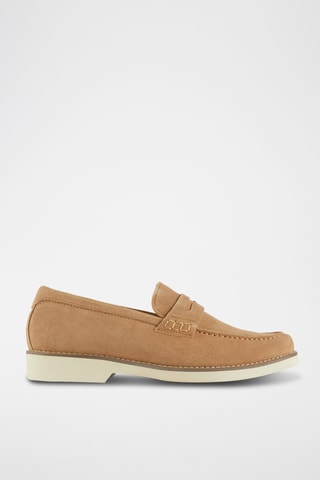 Nubuck Mocassins - Beige