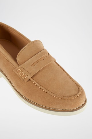 Nubuck Mocassins - Beige