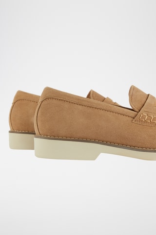 Nubuck Mocassins - Beige