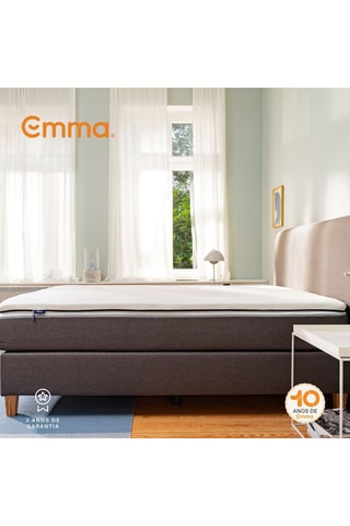 Sobrecolchão Emma Classic e capa Emma Smart Sleeve
