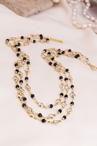 Collier - Doré et blanc