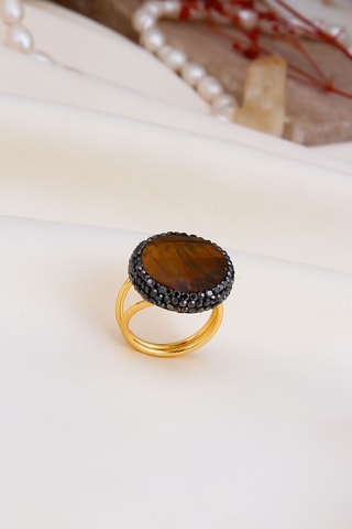 Anello - Occhio di tigre