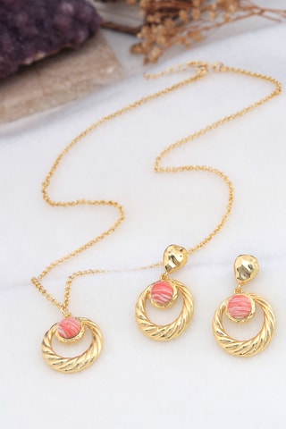 Parure - Placcato oro giallo e varisciti