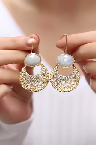 Orecchini - Pietre di luna
