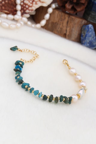 Bracciale - Placcato oro giallo e opali 