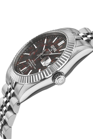 Reloj automático de acero West Village 