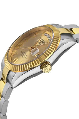 Reloj automático de acero West Village 