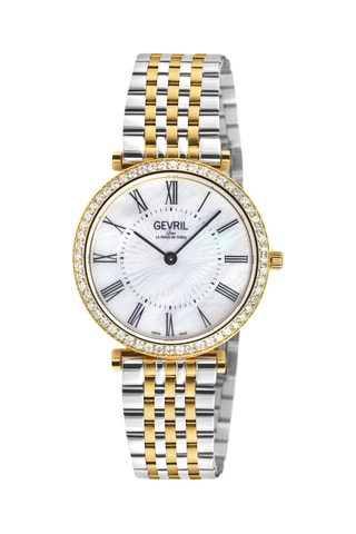 Reloj de cuarzo de acero - Plateado y dorado