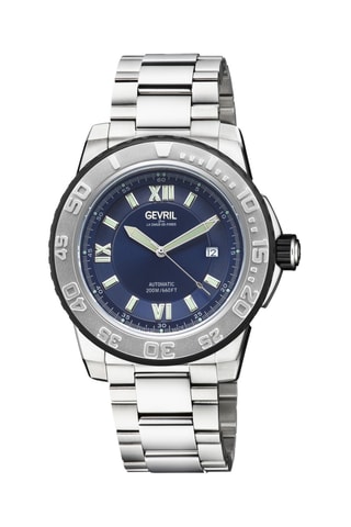 Reloj automático de acero - Plateado y negro