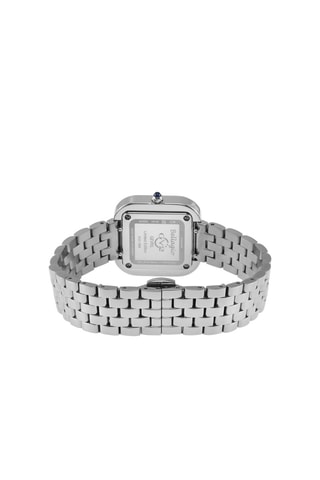 Reloj de cuarzo de acero y diamantes Bellagio