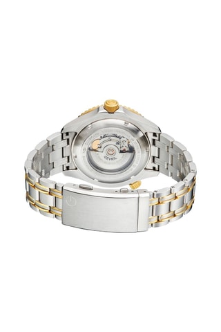 Reloj automático de acero Hudson Yards - Plateado y azul