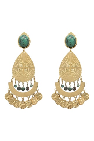 Orecchini - Turchesi africane