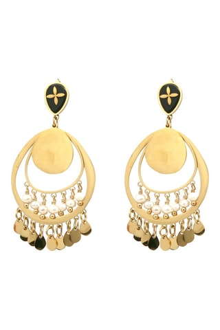 Orecchini - Perle coltivate d’acqua dolce e onice