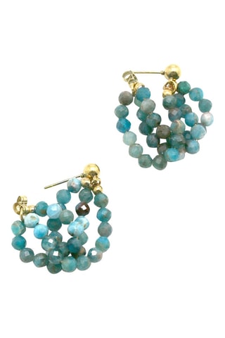 Orecchini a cerchio - Apatiti