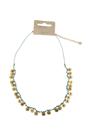 Collana - Turchese e dorato