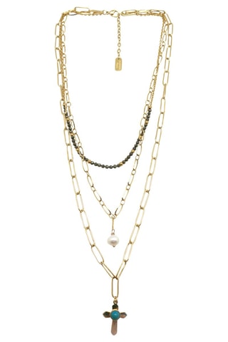 Collana - Piriti e perla coltivata d’acqua dolce