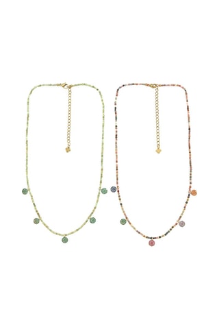 Collana - Giallo e verde