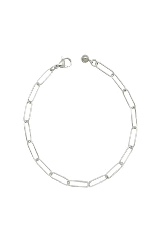 Bracciale gourmette - Argentato