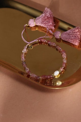 Bracciale - Quarzo e perla coltivata d’acqua dolce