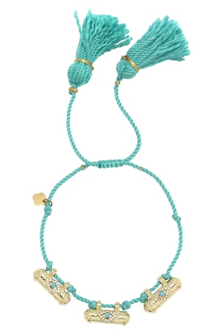 Bracciale - Turchese e dorato