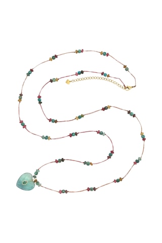 Collana - Fluoriti, malachiti, apatiti e agate