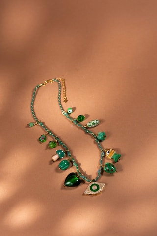 Collana - Verde chiaro e verde