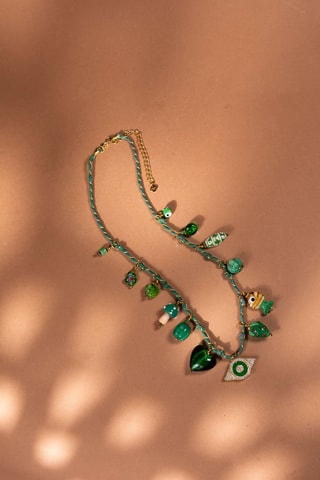 Collana - Verde chiaro e verde