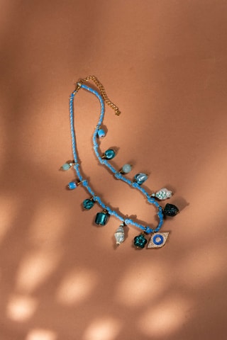 Collana - Celeste e turchese