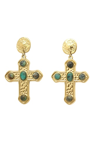 Orecchini - Turchesi africane