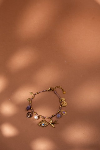 Bracciale - Ametista e perle coltivate d’acqua dolce