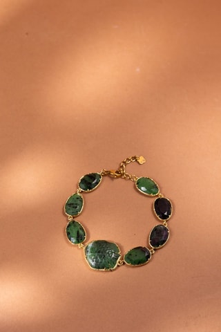 Bracciale - Rubini zoisite 