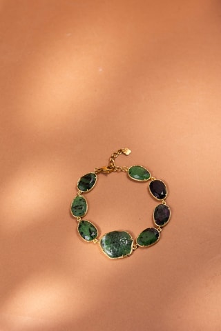 Bracciale - Rubini zoisite 