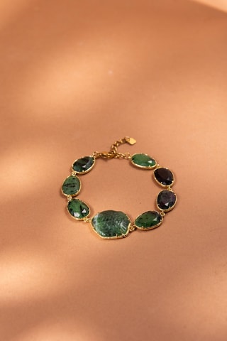 Bracciale - Rubini zoisite 