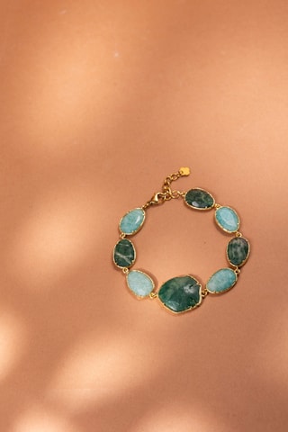 Bracciale - Amazzoniti e agate