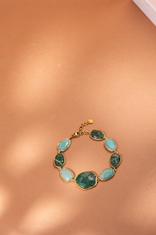 Bracciale - Amazzoniti e agate