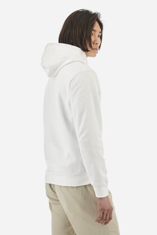 Sudadera regular fit con capucha - Blanco