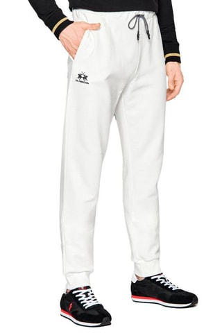 Pantalón de chándal - Blanco y gris