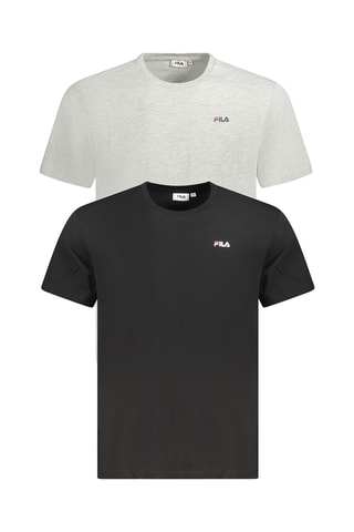 2 camisetas de algodón orgánico - Negro