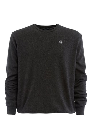 Sudadera regular fit de lana - Gris