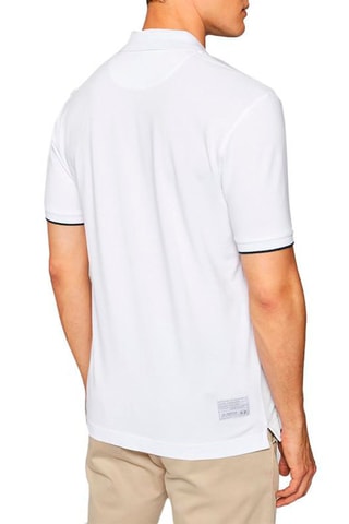 Polo - Blanco y azul