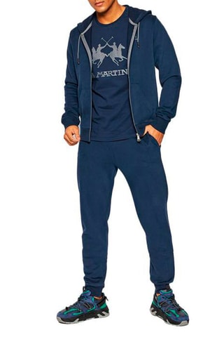 Pantalón de chándal - Azul y gris