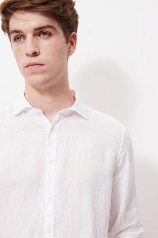 Camisa de lino - Blanco