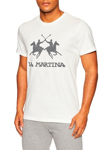 Camiseta - Blanco y gris