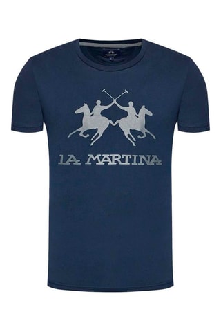 Camiseta - Azul y gris