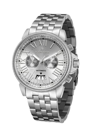 Relógio automático de aço - Prateado