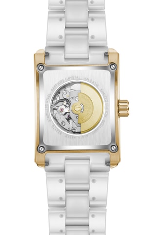 Keramische Automatisch Horloge - Wit en Goudkleurig