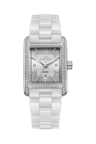 Keramische Automatisch Horloge met Zirkonia’s en Diamanten