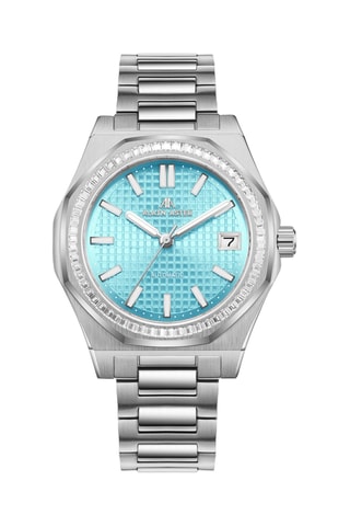 Stalen Automatische Horloge met Zirkonia’s